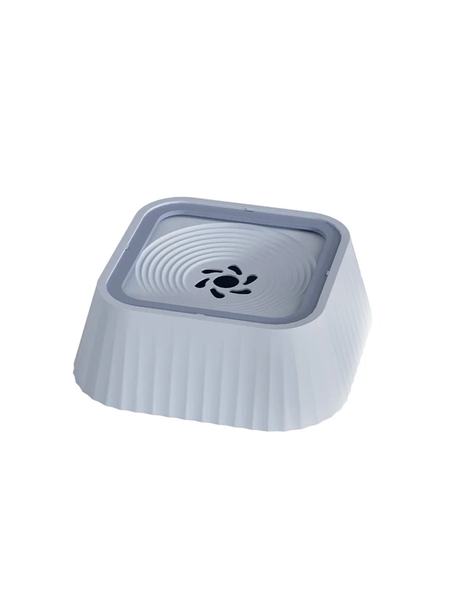 Bol bleu pour chien et chat avec plaque flottante