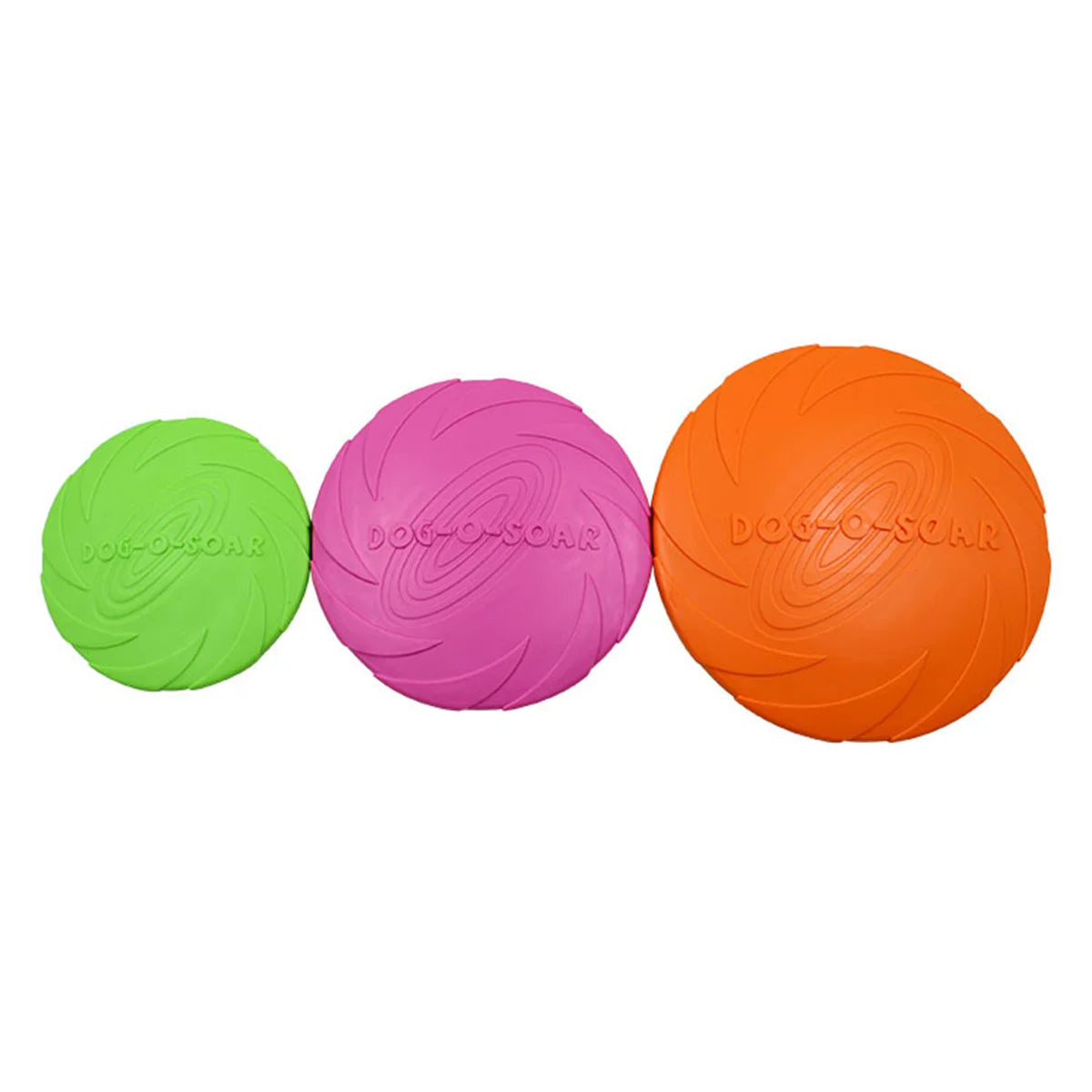 Multicolor Frisbeed Dog Toy Fashion Pet Dog Silicone Game Flying Discs Trainning Interactive Toys Pet Supplies Flying Disc