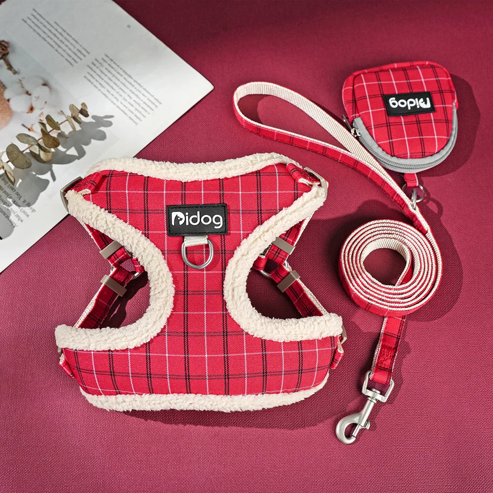 Ensemble harnais laisse et sac à crottes pour chien