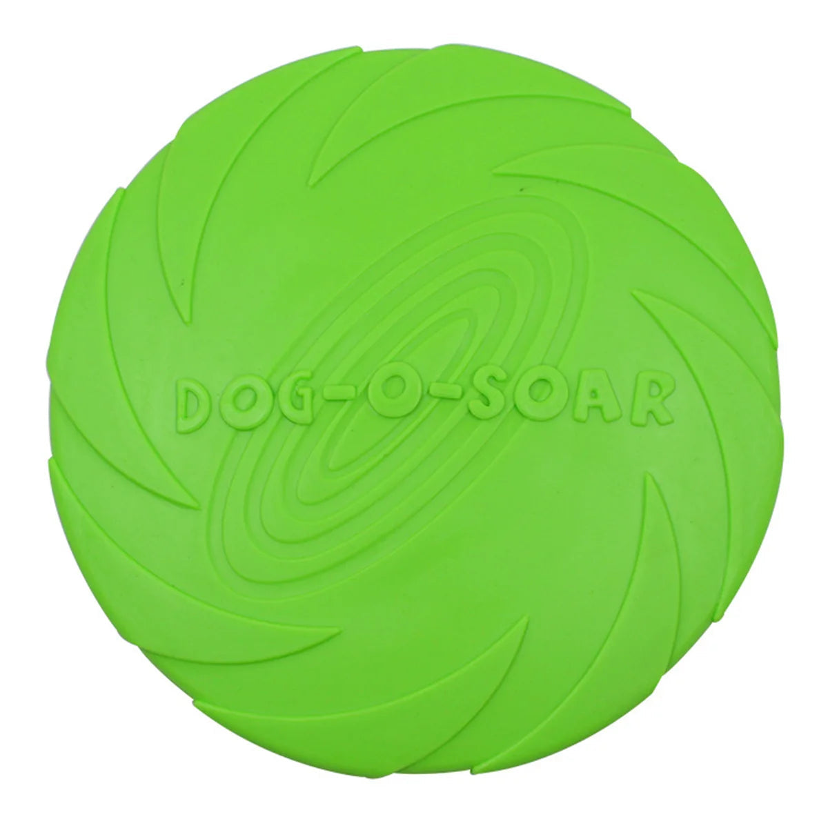 Multicolor Frisbeed Dog Toy Fashion Pet Dog Silicone Game Flying Discs Trainning Interactive Toys Pet Supplies Flying Disc Green-S-15CM