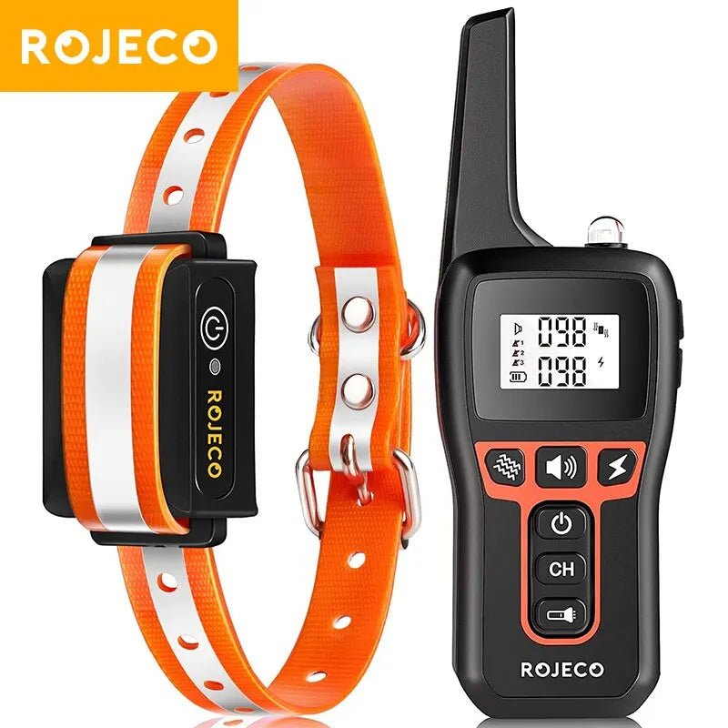 Collier de Dressage ROJECO PD529 – Télécommande 1000m & Modes Réglables | Noble Truffe - Noble Truffe