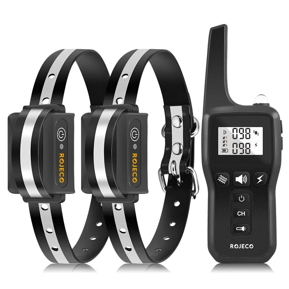 Collier de Dressage ROJECO PD529 – Télécommande 1000m & Modes Réglables | Noble Truffe - Noble Truffe