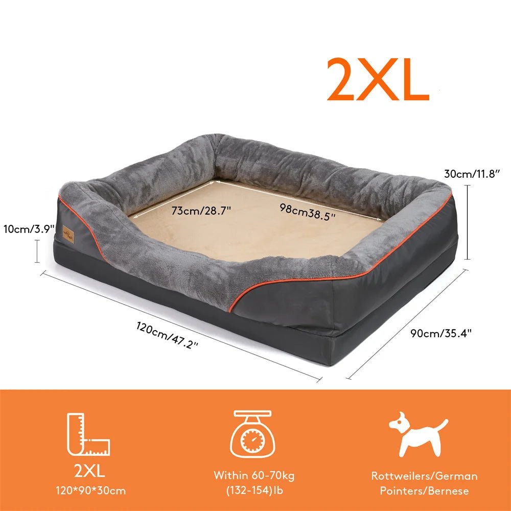 Coussin Orthopédique pour chien Mémoire de Forme – Dehoussable | L à 3XL - Noble Truffe