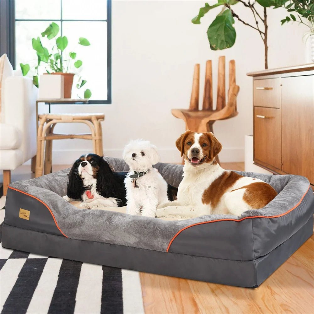 Coussin Orthopédique pour chien Mémoire de Forme – Dehoussable | L à 3XL - Noble Truffe
