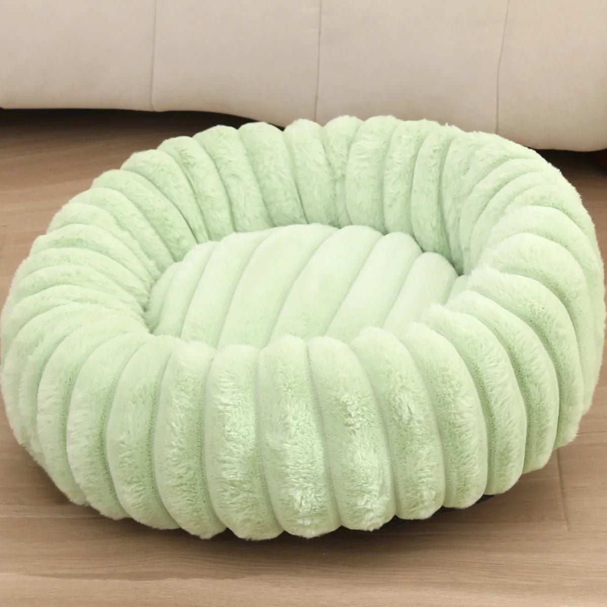 Coussin pour Chien Rond Moelleux – Effet Cocon avec Rebord Surélevé - Noble Truffe