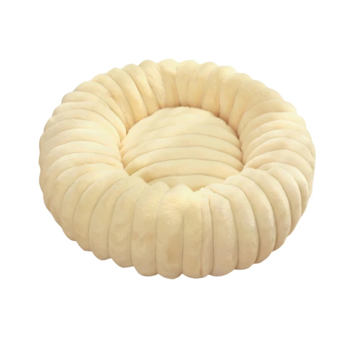 Coussin pour Chien Rond Moelleux – Effet Cocon avec Rebord Surélevé - Noble Truffe