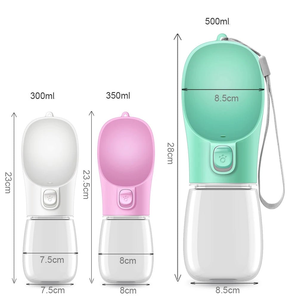 Gourde Portable pour Chien – Bol Intégré & Système Anti - Fuite - Noble Truffe