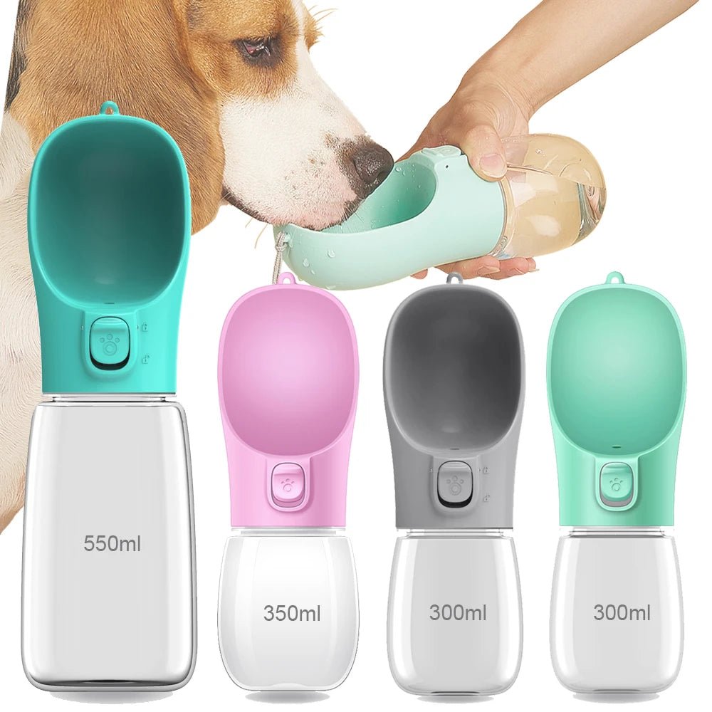 Gourde Portable pour Chien – Bol Intégré & Système Anti - Fuite - Noble Truffe