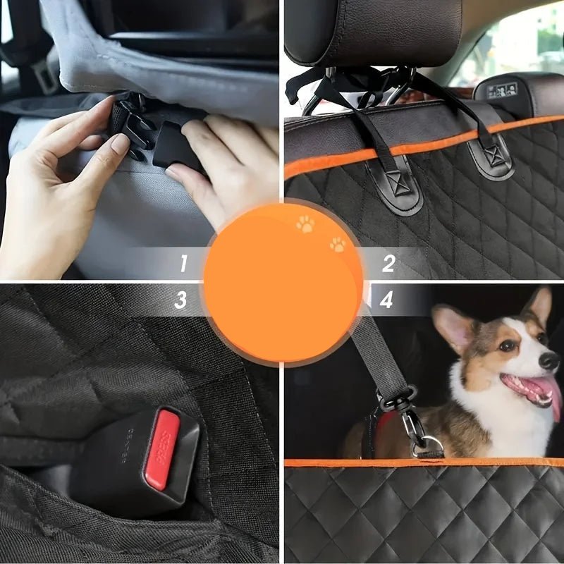 Housse de Protection Siège Voiture pour Chien – Hamac Imperméable & Antidérapant - Noble Truffe