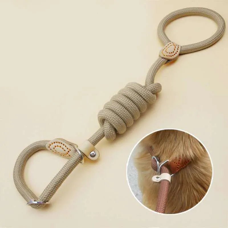 Laisse Lasso pour Chien - En Corde de Nylon, Coulissante et Ajustable - Noble Truffe
