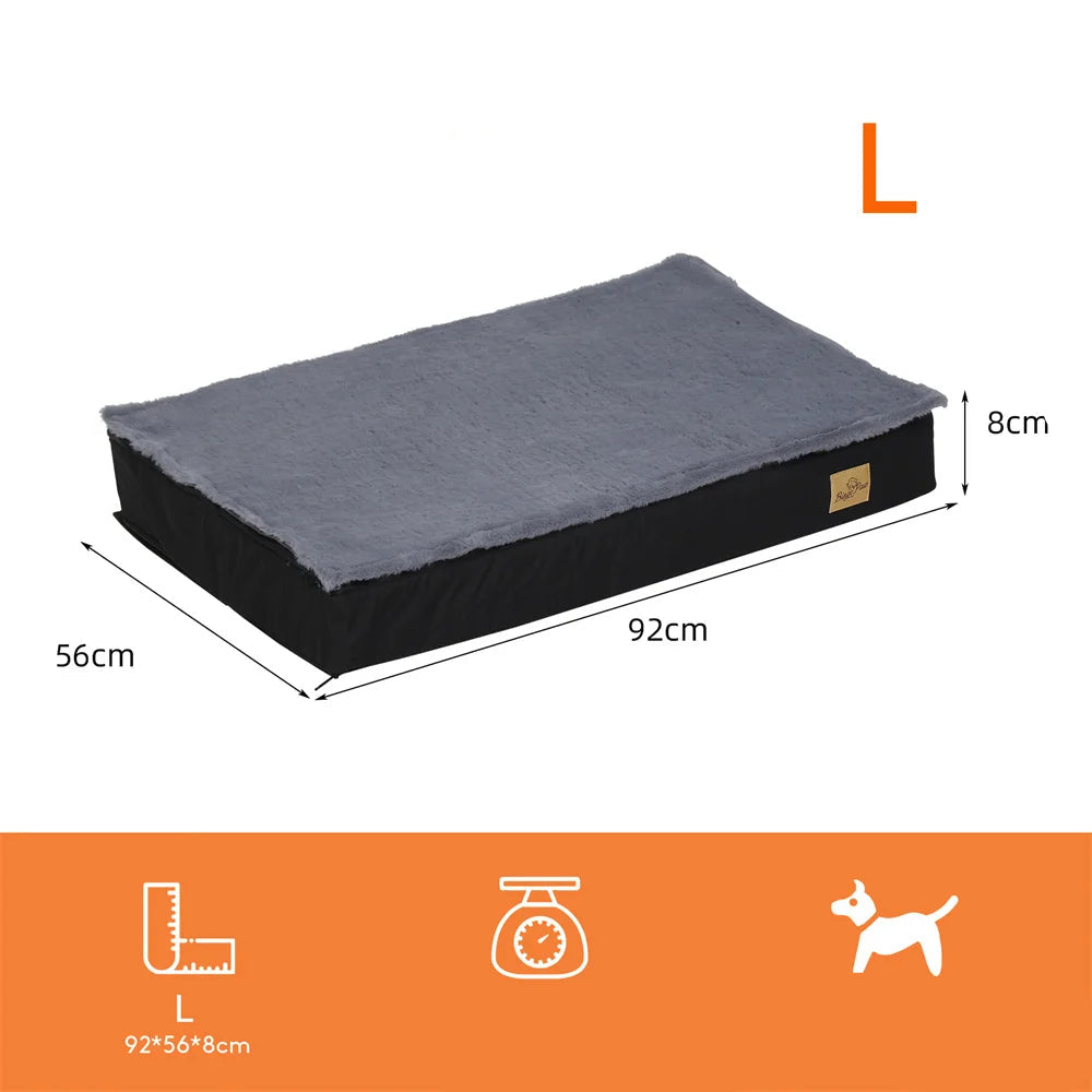 tailles disponibles du lit orthopédique imperméable BORWART, L pour chien du S a 2XL
chien se sent en joie