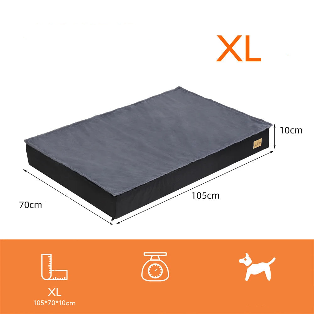 tailles disponibles du lit orthopédique imperméable BORWART, XL pour chien du S a 2XL
confortable