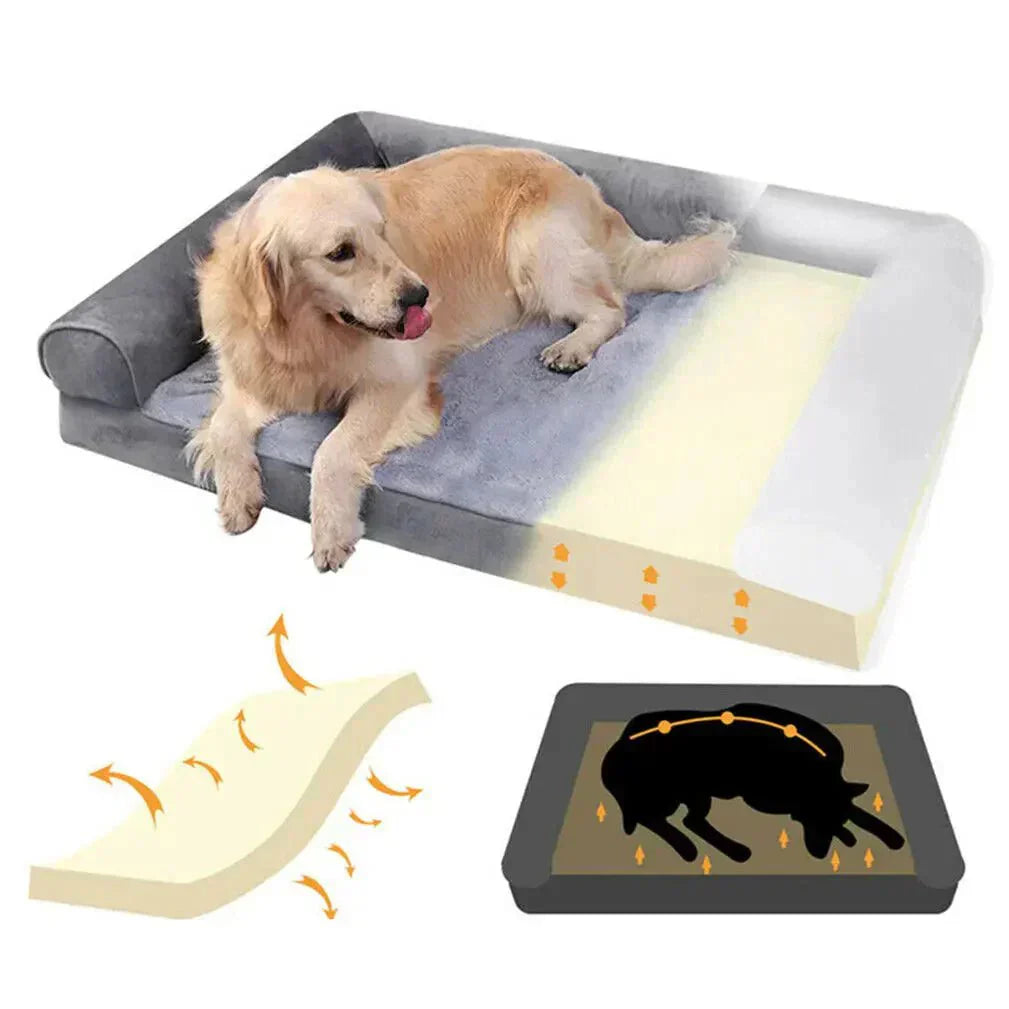 Lit orthopédique pour son chien ? Pourquoi ? Le confort version premium - Noble Truffe