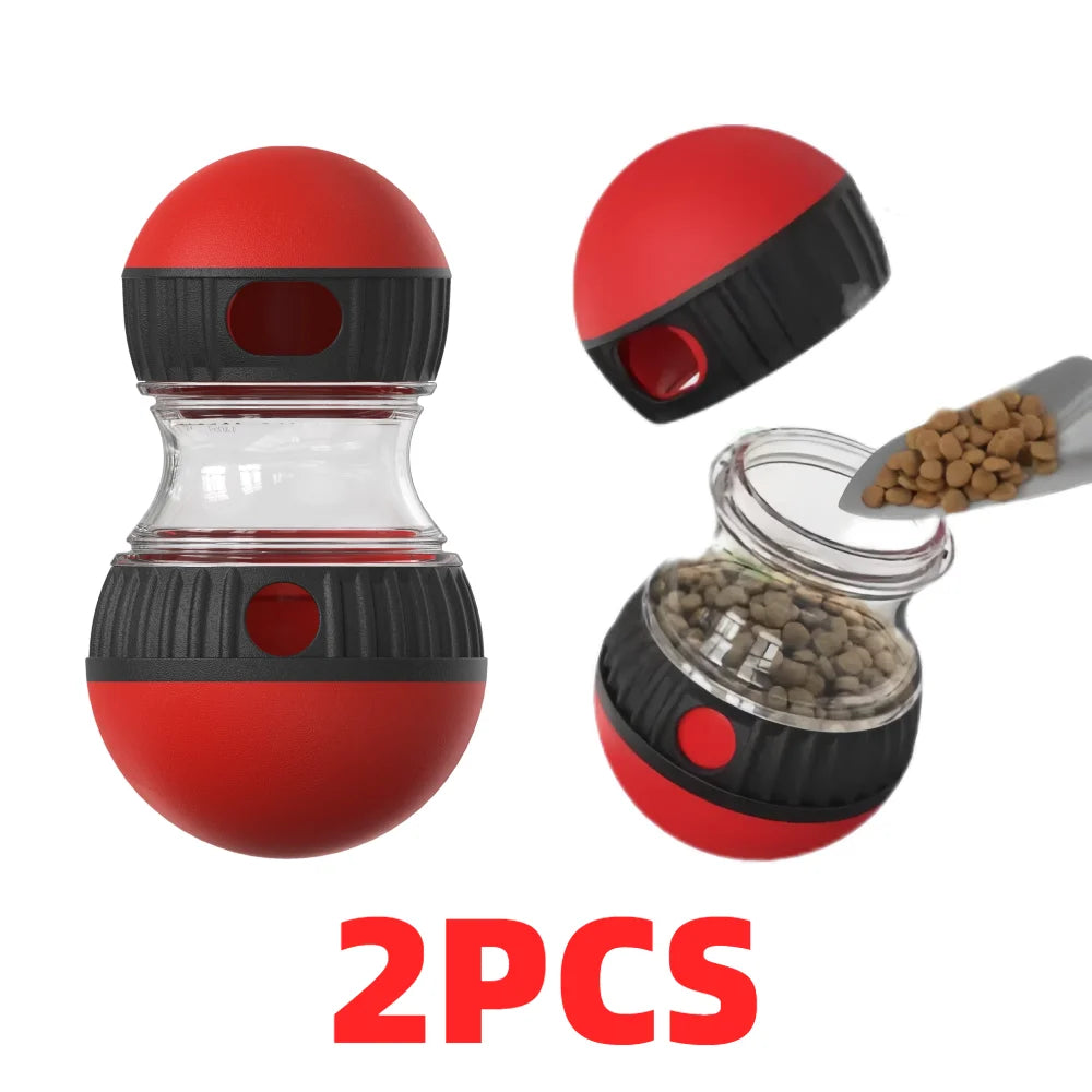 Distributeur de friandises vendu en lot de 2 rouges.