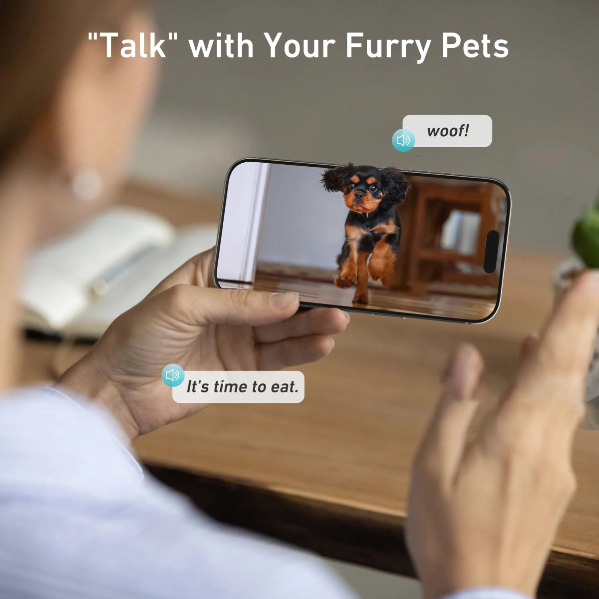 Fonction parler a distance avec votre animal distributeur connecte
