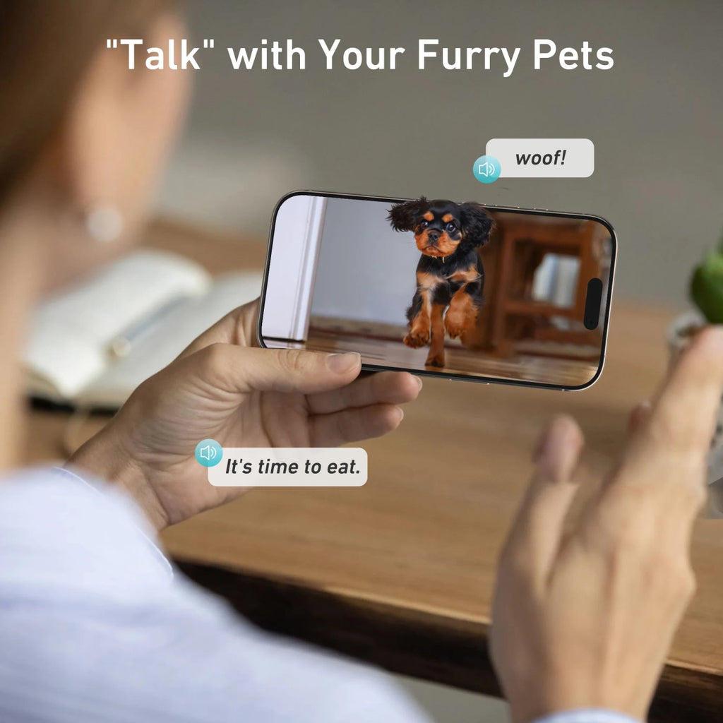 Fonction parler a distance avec votre animal distributeur connecte