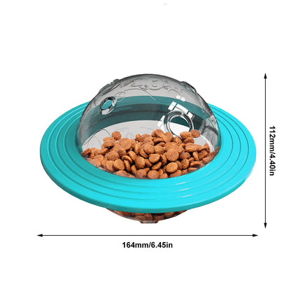 Tutoriel montrant comment ouvrir, remplir et refermer la balle planète pour chiens et chiots.
