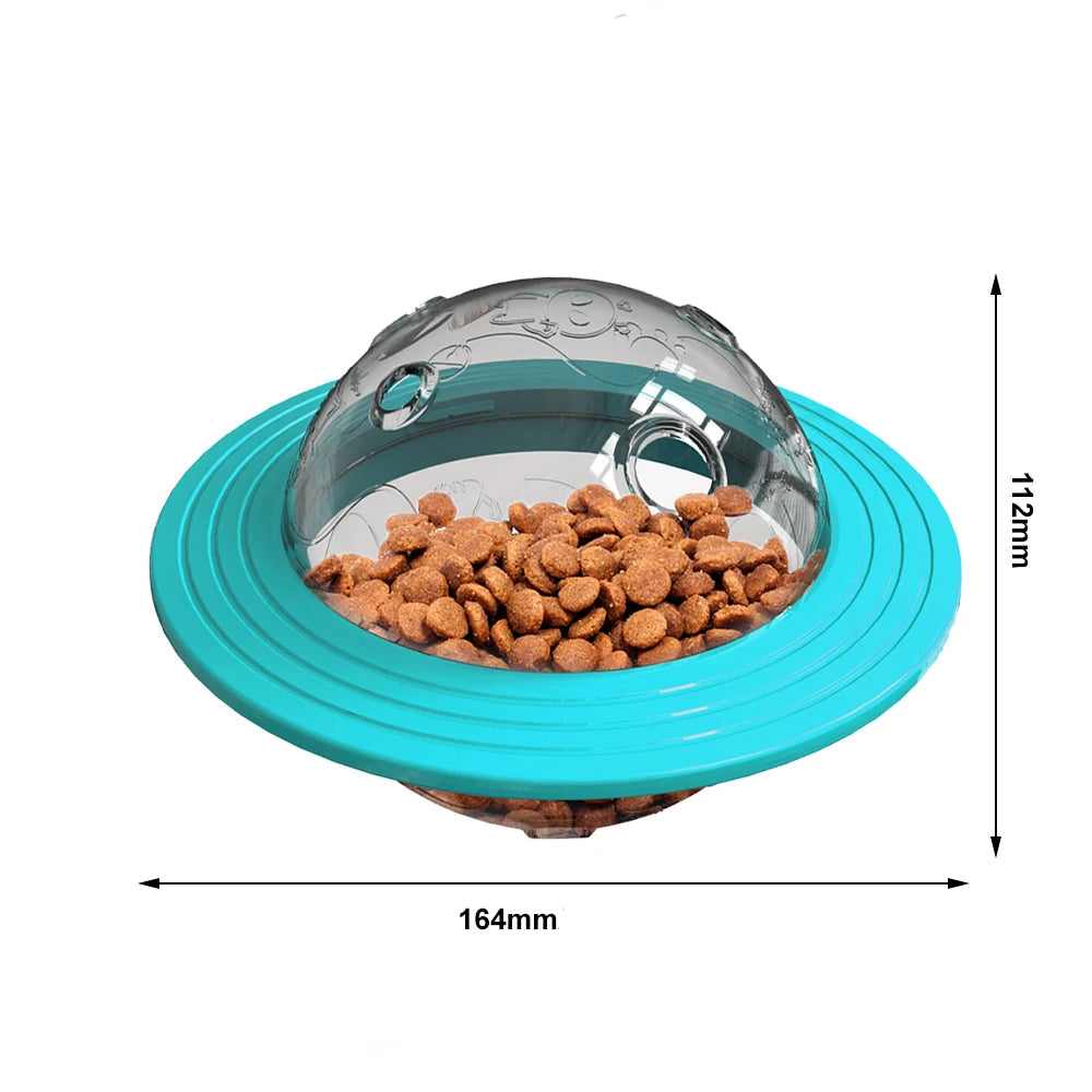 Tutoriel montrant comment ouvrir, remplir et refermer la balle planète pour chiens et chiots.
