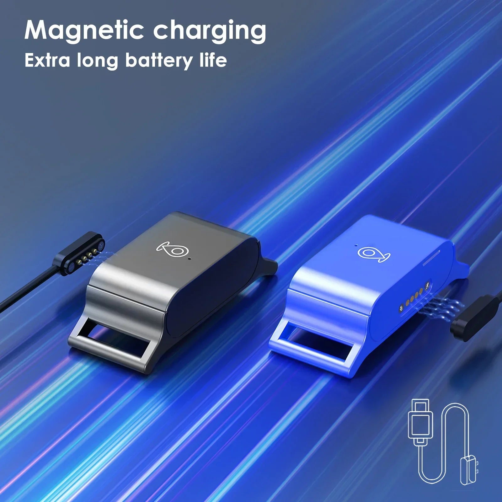 Ce collier GPS inclut un chargeur magnétique. Pratique, il permet une recharge rapide. Pour garder un chien en sécurité et toujours localisable.