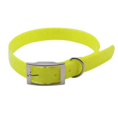Collier jaune pour chien, imperméable, parfait pour la sécurité et la visibilité