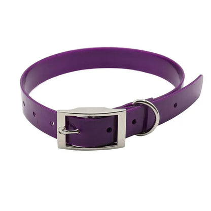 Collier imperméable violet pour chien, solide, lavable et résistant à la saleté