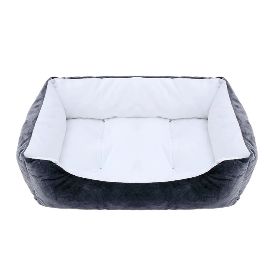 Coussin chien velours couleur noir et blanc