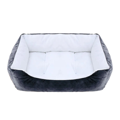 Coussin chien velours couleur noir et blanc