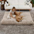 Grand coussin mémoire de forme chien – Confort et soutien orthopédique