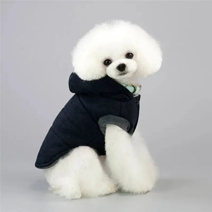 Manteau pour chien de petite taille - Doudoune hiver à capuche | Noble Truffe - Noble Truffe