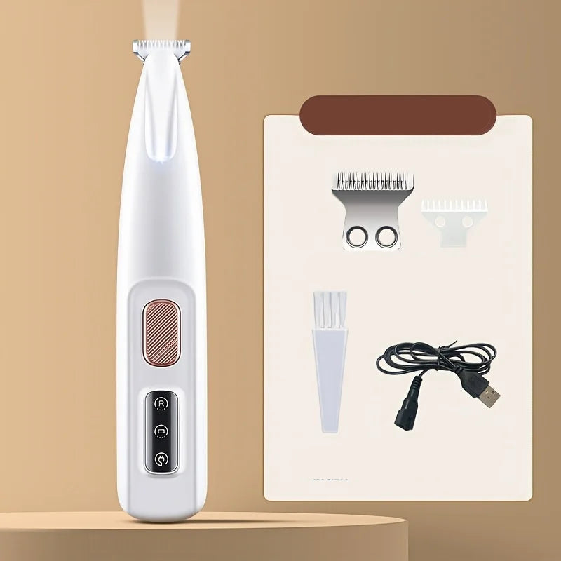 Contenu du coffret tondeuse patte chien avec accessoires et câble U