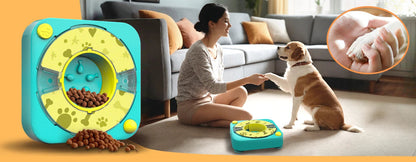 Jouet interactif éducatif pour chien - Gamelle anti glouton