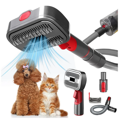 Pet Dog Grooming Kit for Dyson Vacuum V7 V8 V10 V11 V12 V15,Dog Grooming Brush Attachment,Dog Hair Groomer Tools   Default-Title 