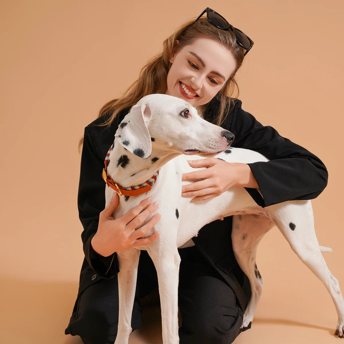Collier coloré pour chien tressé à la main – Élégance, solidité et confort