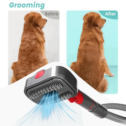 Pet Dog Grooming Kit for Dyson Vacuum V7 V8 V10 V11 V12 V15,Dog Grooming Brush Attachment,Dog Hair Groomer Tools    