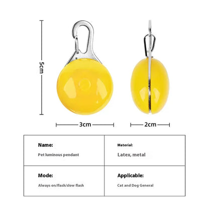 Pendentif lumineux pour chien - Sécurité LED nuit