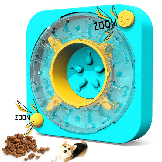 Jouet interactif éducatif pour chien - Gamelle anti glouton