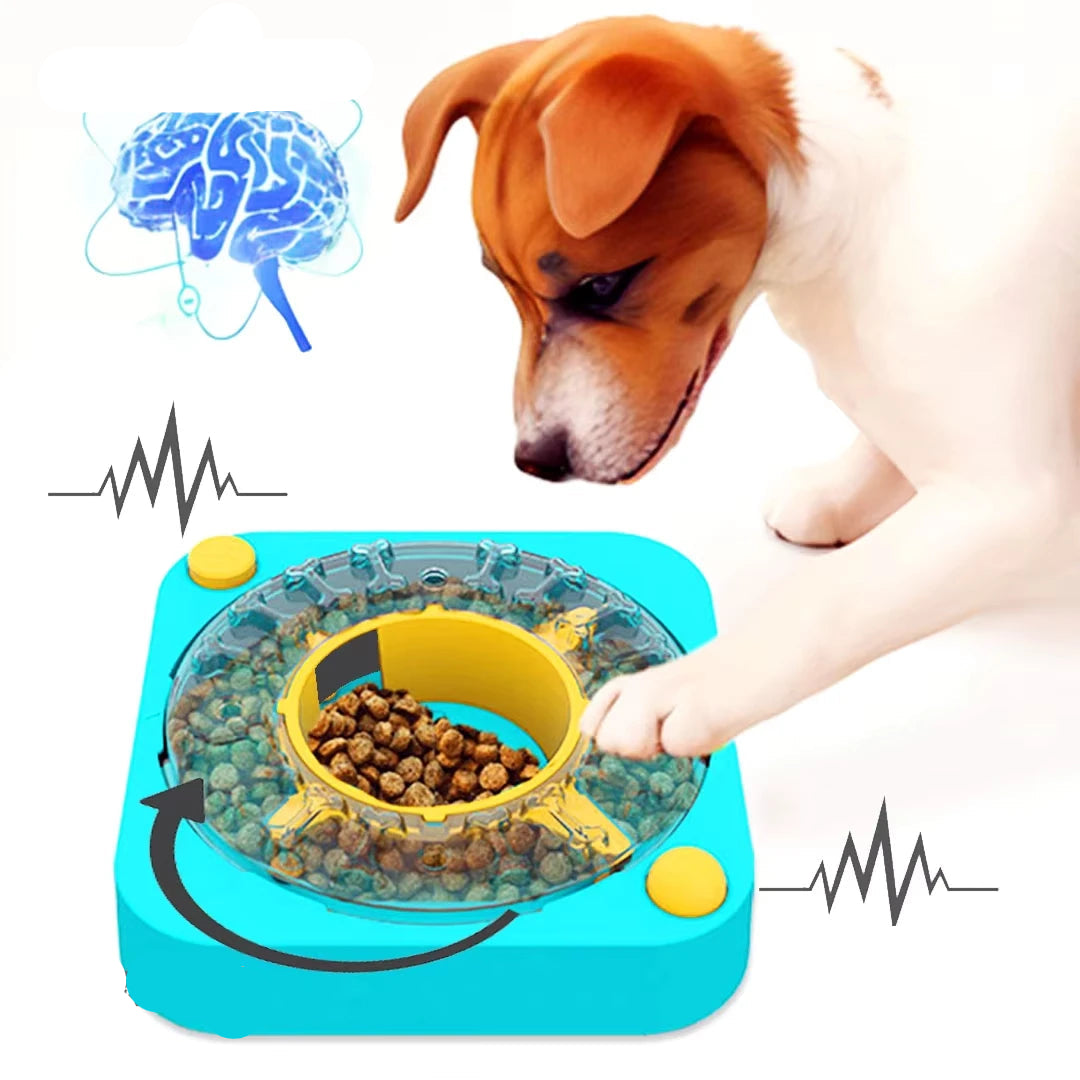 Jouet interactif éducatif pour chien - Gamelle anti glouton