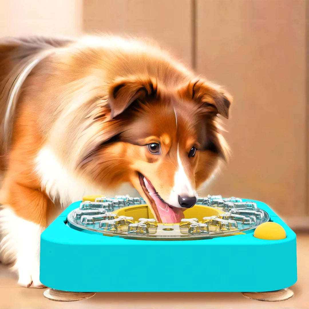 Jouet interactif éducatif pour chien - Gamelle anti glouton