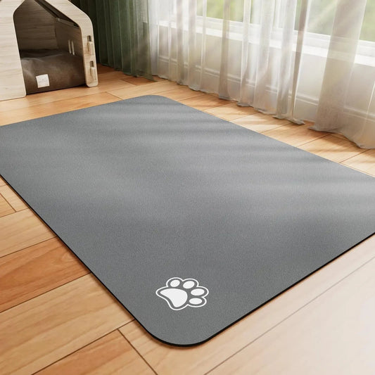 Tapis absorbant antidérapant pour gamelle chien Noble Truffe