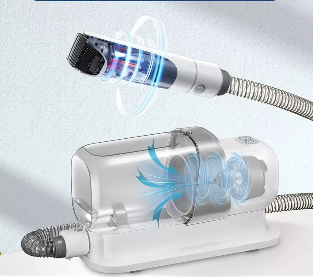 Aspirateur de Toilettage a domicile – Kit Complet Silencieux avec Tondeuse - Toiletteur à domicile - Noble Truffe