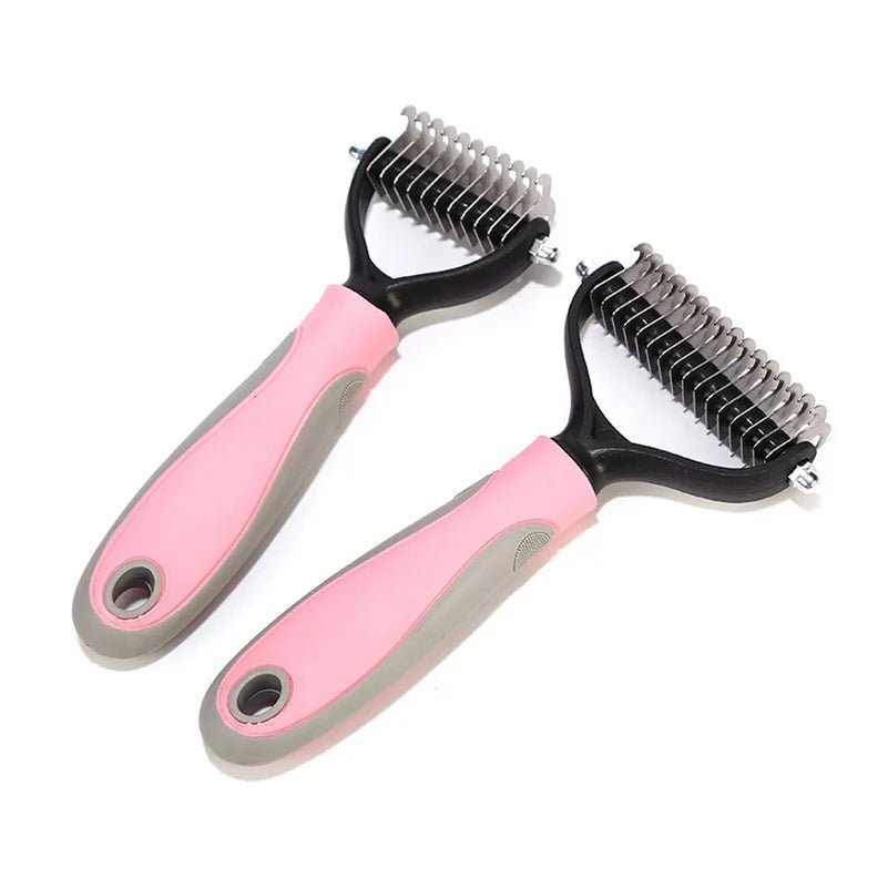Brosse chien Professionnelle 2 - en - 1 – Démêlante & Anti - Mue | Chien - Noble Truffe