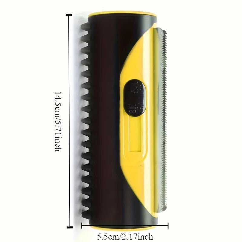 Brosse pour chien 2 - en - 1 – Poils Fins & Bouton Autonettoyant - Noble Truffe