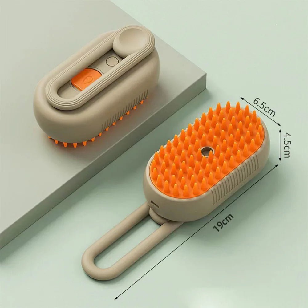 Brosse Vapeur Électrique pour Chien 3 - en - 1 – Massage, Démêlage et Élimination des Poils - Noble Truffe