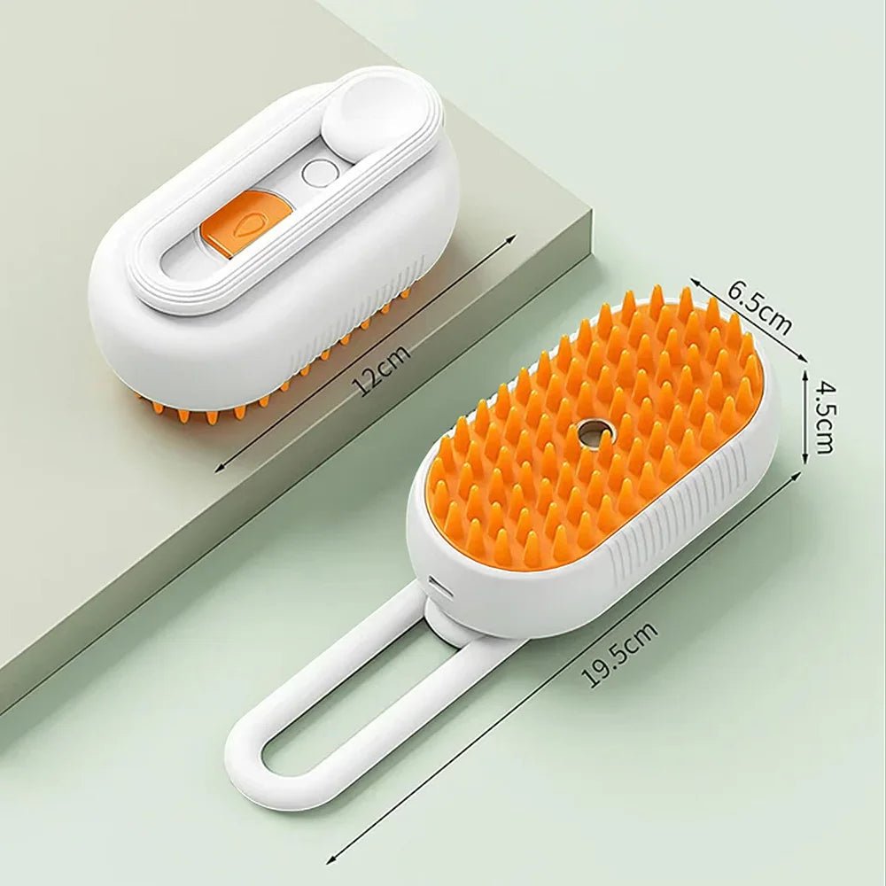 Brosse Vapeur Électrique pour Chien 3 - en - 1 – Massage, Démêlage et Élimination des Poils - Noble Truffe