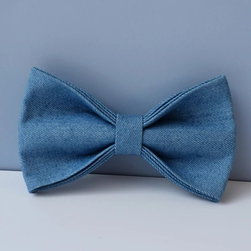Collier Bleu Ciel pour Chien – Flanelle Douce, Gravure Personnalisée & Laisse Assortie - Noble Truffe