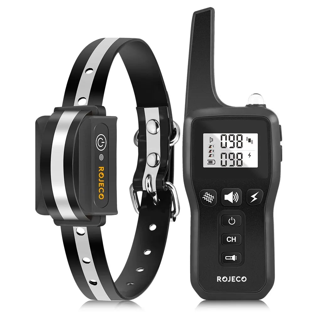 Collier de Dressage ROJECO PD529 – Télécommande 1000m & Modes Réglables | Noble Truffe - Noble Truffe