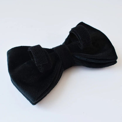Collier Noir pour Chien – Flanelle Élégante, Gravure Personnalisée & Laisse Assortie - Noble Truffe