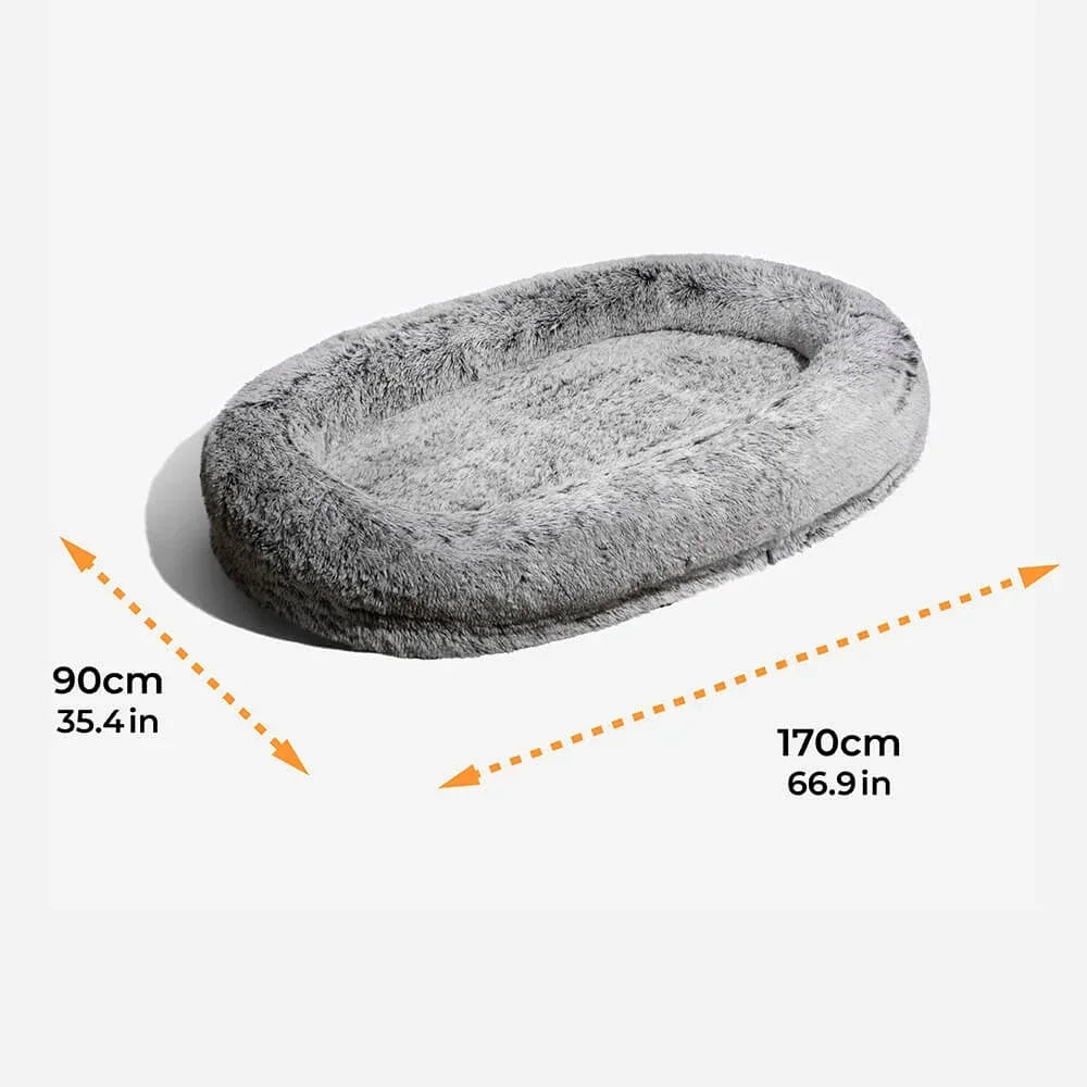 Coussin Chien Géant XXL dimension 170cm par 90 cm - matelas orthopédique doux