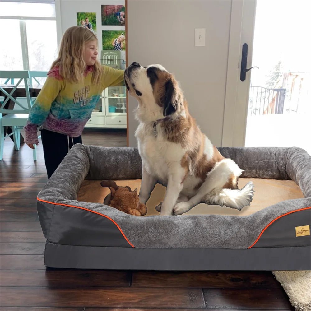Coussin Orthopédique pour chien Mémoire de Forme – Dehoussable | L à 3XL - Noble Truffe