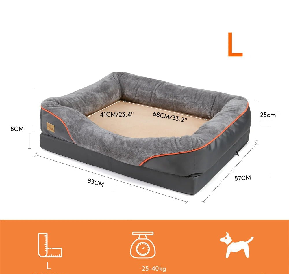Coussin Orthopédique pour chien Mémoire de Forme – Dehoussable | L à 3XL - Noble Truffe